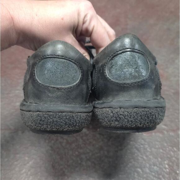 Born Women Lace Up Size US 9 EU 40 Black Leather Vintage Retro Sneaker 90s y2k - Picture 8 of 11